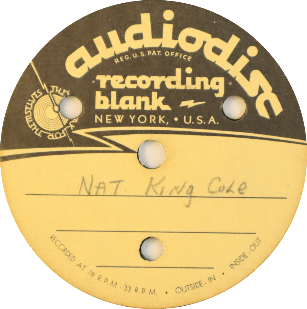 Nat King Cole on Audiodisc&nbsp;w/Brees
