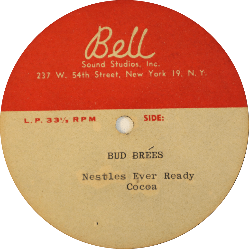 Nestle Cocoa Ads w/Bud Brees on&nbsp;Bell